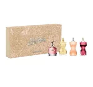 Jean Paul Gaultier woda perfumowana Scandal 6 ml + Gaultier Divine 6 ml + La Belle 6 ml + woda toaletowa Classique 6 ml