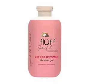 Fluff Superfood odżywczy żel pod prysznic Kokos i Malina 500 ml