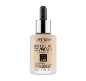 Catrice HD Liquid Coverage płynny podkład kryjący 010 Light Beige 30 ml