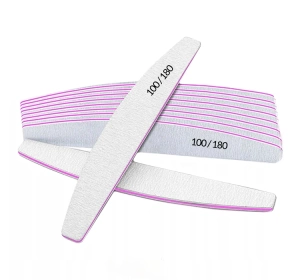 Lewer pilnik do paznokci łódka 100/180 pakiet 10 sztuk