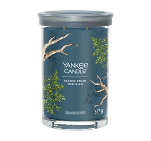 Yankee Candle Signature Tumbler duża świeca zapachowa Bayside Cedar 567 g