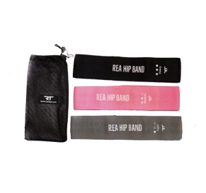 Rea Tape Rea Hip Band Set zestaw materiałowych gum oporowych do ćwiczeń 3 sztuki