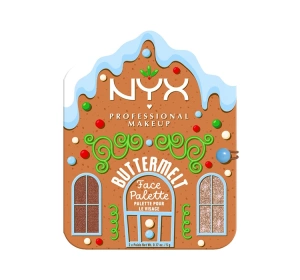 NYX Professional Makeup Buttermelt Face Palette Cocoa And Spice paleta do konturowania twarzy Deep 2 x 5 g