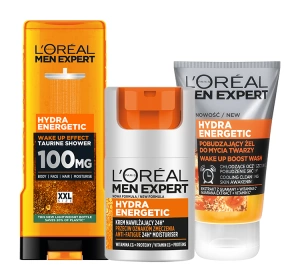 L'Oréal Paris Men Expert Hydra Energetic zestaw żel pod prysznic + żel myjący + krem nawilżający