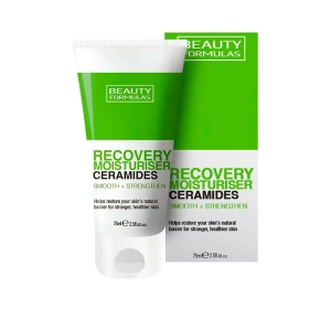 Beauty Formulas Recovery Moisturizer regenerujący krem nawilżający z ceramidami 75 ml