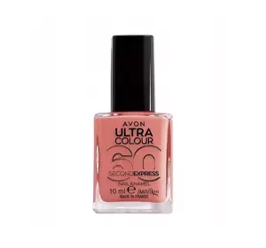Avon Ultra Colour 60 Second Express szybkoschnący lakier do paznokci Pom Pom Macaron 10 ml