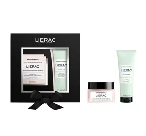 Lierac zestaw kosmetyków do pielęgnacji twarzy nawilżający krem do twarzy 50 ml + maska peelingująca 75 ml