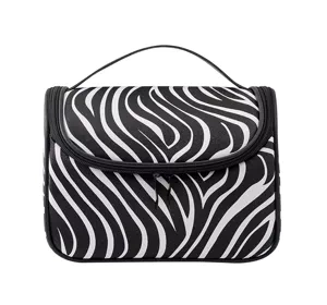 eCarla kosmetyczka rozkładana kuferek Zebra