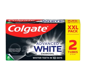 Colgate Advanced White Charcoal pasta do zębów 2 x 75 ml