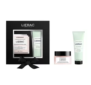Lierac zestaw kosmetyków do pielęgnacji twarzy nawilżający krem do twarzy 50 ml + maska peelingująca 75 ml