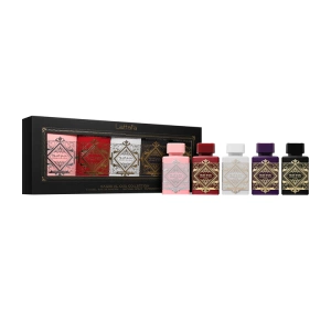 Lattafa Bade'e Al Oud woda perfumowana Noble Blush 5 ml + Sublime 5 ml + Amethyst 5 ml + Honor & Glory 5 ml + Oud for Glory 5 ml