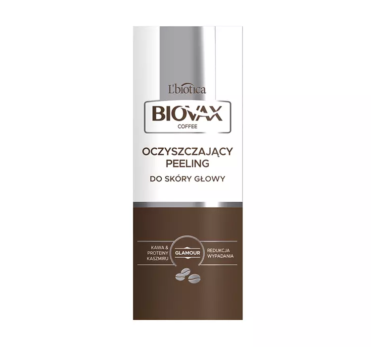 biovax glamour coffee oczyszczający peeling do skóry głowy redukcja