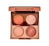 REVOLUTION PRO GODDESS GLOW PALETA CIENI DO POWIEK GOLDEN HOUR 3,2G