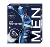 Nivea Men zestaw kosmetyków dla mężczyzn krem + antyperspirant roll-on + żel pod prysznic 3 w 1