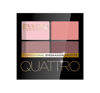 EVELINE QUATTRO EYESHADOW PALETA 4 CIENI DO POWIEK 12 7,2G