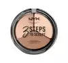 NYX PROFESSIONAL MAKEUP 3 STEPS TO SCULPT PALETA DO KONTUROWANIA FAIR 3 X 5G