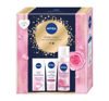 Nivea Pink Chic zestaw kosmetyków do pielęgnacji twarzy krem do twarzy SPF15 + pianka oczyszczająca