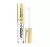 EVELINE DIAMOND GLOW LIP LUMINIZER WODOODPORNY TOPCOAT Z KWASEM HIALURONOWYM 4,5ML