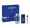 MONTBLANC EXPLORER ULTRA BLUE WODA PERFUMOWANA 100ML + 7,5ML + DEZODORANT 75G