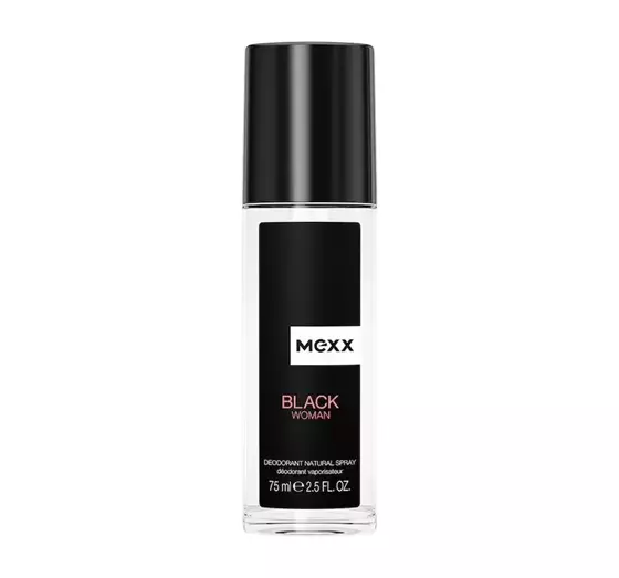 mexx black woman dezodorant w sprayu 75 ml   