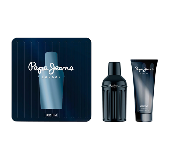 pepe jeans addictive for him woda perfumowana 100 ml   zestaw