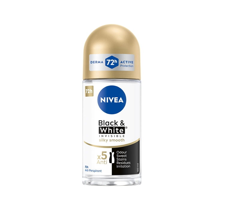 nivea black & white invisible silky smooth antyperspirant w kulce 50 ml   