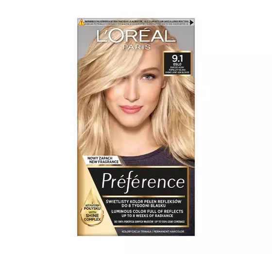 loreal recital preference farba do włosów z 9.1 - ezebra.pl