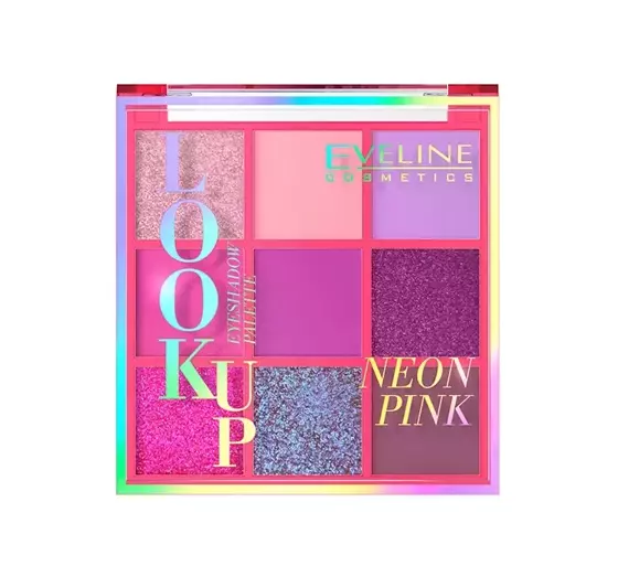 Eveline Look Up Eyeshadow Palette paleta cieni do powiek Neon Pink 10 ...