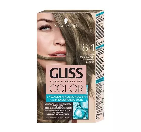 Gliss Care Moisture Color Farba Do W Os W Z Kwasem Hialuronowym