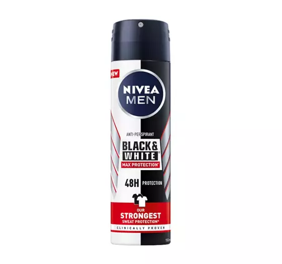 nivea black & white max protection antyperspirant w sprayu 150 ml   