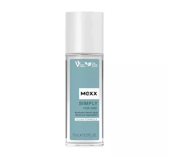 mexx simply for him dezodorant w sprayu 75 ml   