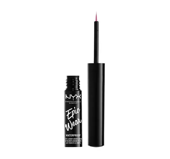 nyx professional makeup epic wear metallic eyeliner w płynie 08 fuchsia ...