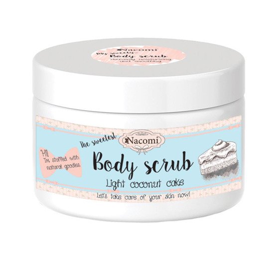 NACOMI BODY SCRUB PEELING DO CIAŁA KOKOSOWY TORT