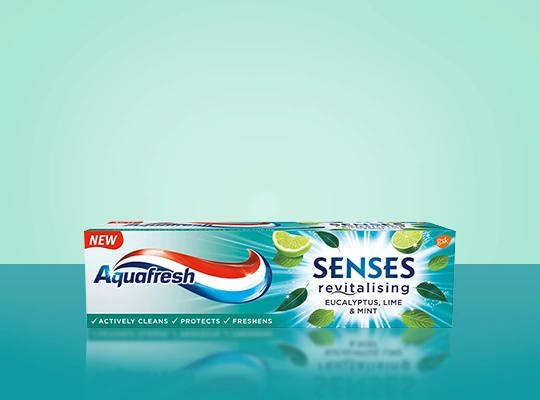 Aquafresh Senses pasta do zębów eukaliptus, limonka, mięta