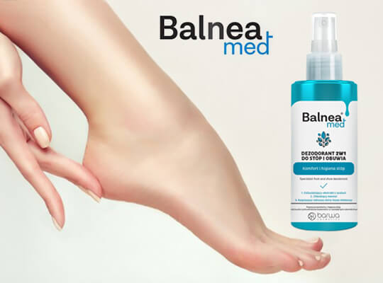 Balnea med 2in1-Deodorant für Füße und Schuhe