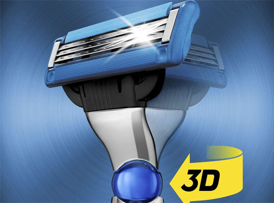Gillette MACH3 Turbo 3D