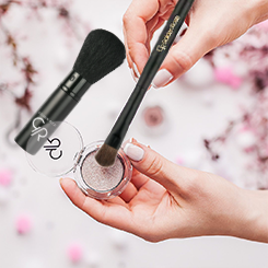 Golden Rose Dual-Ended Eyeshadow Brush