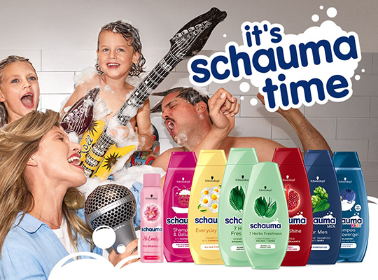 Schauma 3in1 Shampoo zum Waschen von Haaren, Gesicht und Körper