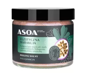 Asoa Solny peeling do ciała Egzotyczna Marakuja 250 ml