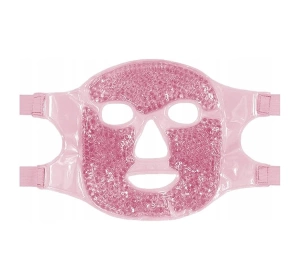 eCarla chłodząca maseczka żelowa wielokrotnego użytku AK22R Różowa