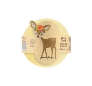 Aurora Winter Berry kula musująca do kąpieli dla dzieci Jelonek 100 g