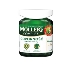 Möller’s Complex Odporność suplement diety Omega-3 z wit. D3 60 kapsułek