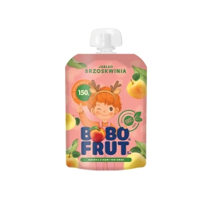 Bobo Frut owocowy mus w tubce po 1 roku życia Jabłko-Brzoskwinia 150 g