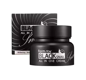Farmstay Black Snail regenerujący krem do twarzy ze śluzem ślimaka 100 ml