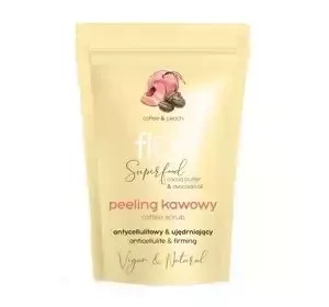 Fluff antycellulitowy ujędrniający peeling kawowy do ciała Kawa Brzoskwinia 100 g