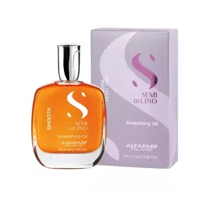 Alfaparf Milano Semi Di Lino Smooth wygładzający olejek do włosów 100 ml
