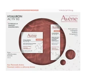 Avène Hyaluron Activ B3 zestaw krem do twarzy 50 ml + krem pod oczy 15 ml