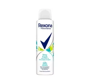 Rexona Stay Fresh Blue Poppy & Apple antyperspirant w aerozolu dla kobiet 150 ml