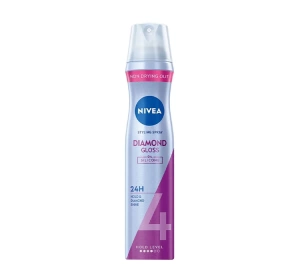 NIVEA Diamond Gloss Care lakier do włosów normalnych 4 Hold 250 ml