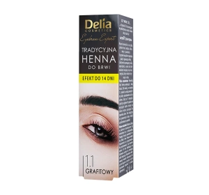 Delia Cosmetics Henna do brwi tradycyjna 1.1 Grafitowa